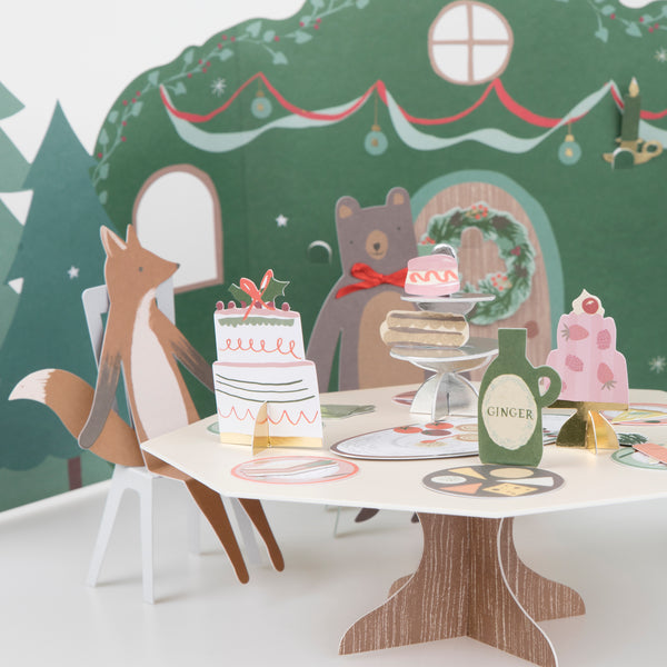 Our paper advent calendar is an interactive animal tea party, with lots of charming 3D details. Image3