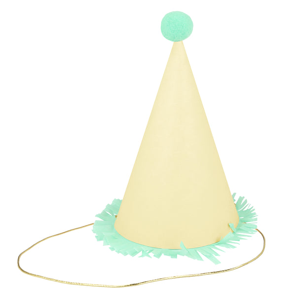 Our paper hats feature fringing, pompoms and bright colors. Image6