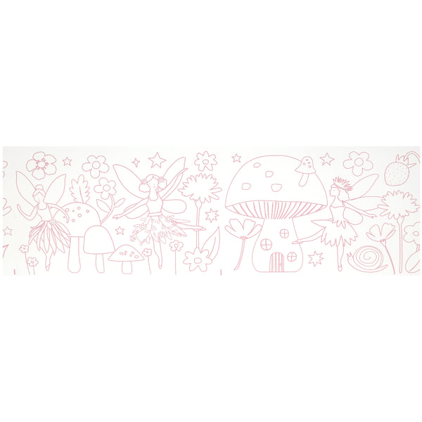Our fairy coloring roll and crayon set is ideal for kids who loves fairies, or as a fairy party favor or activity. Image3