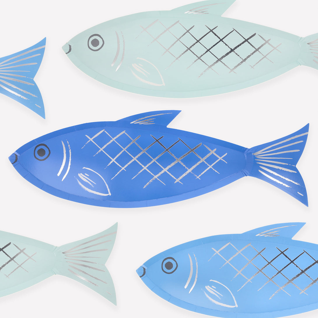 Fish-Shaped Plates – Meri Meri