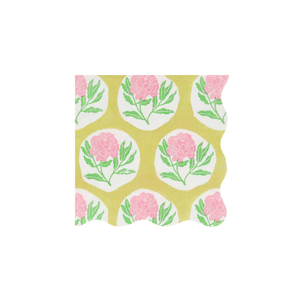 Our disposable napkins are made from high-quality 3-ply paper with Molly Mahon iconic floral designs for a statement look. Image5