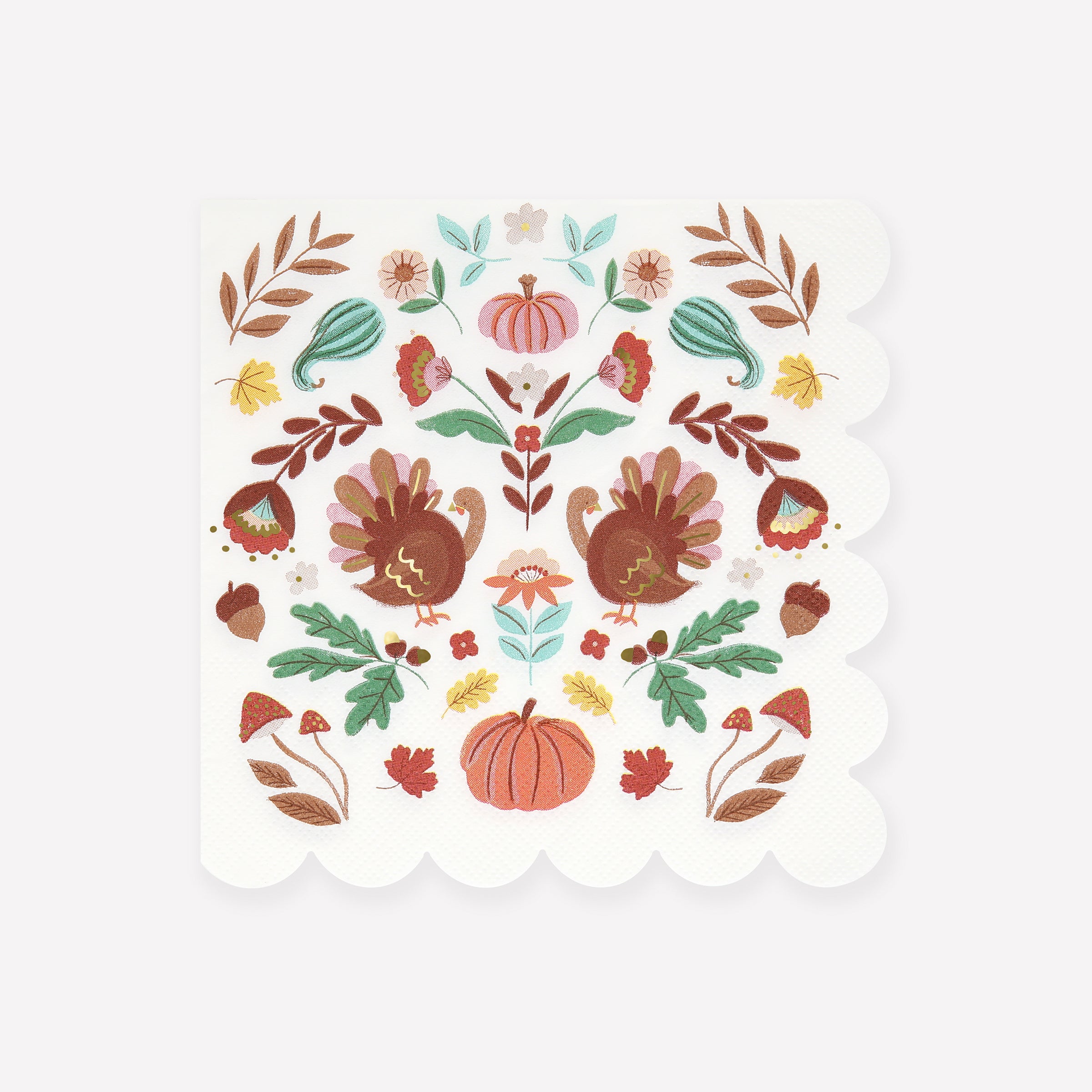 Folk Fall Large Napkins