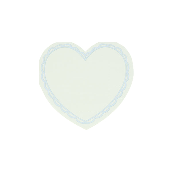 Our paper napkins, featuring pink napkins and other beautiful pastel shades, are heart shaped. Image8