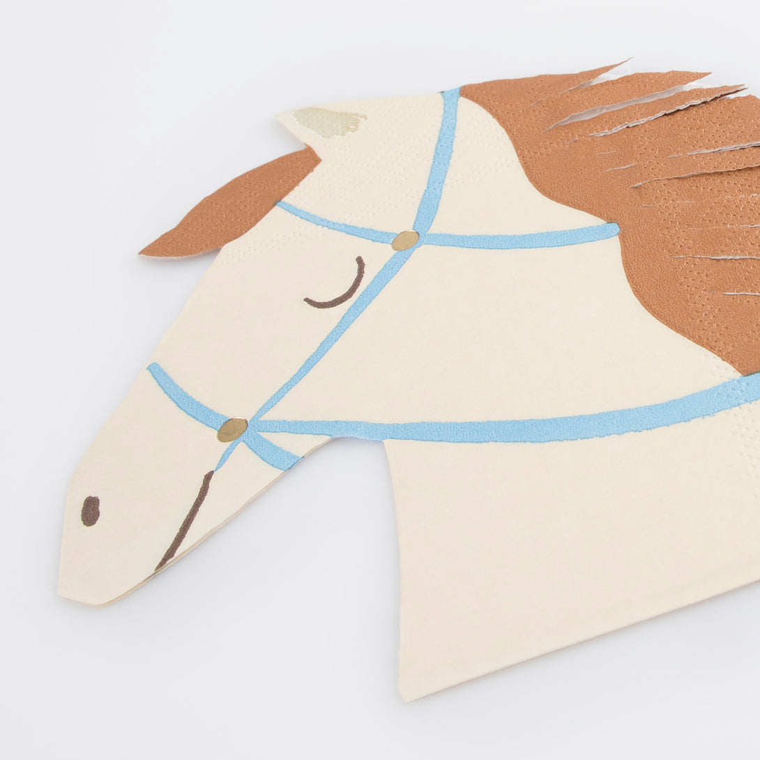 Make your horse party look amazing with out horse napkins.