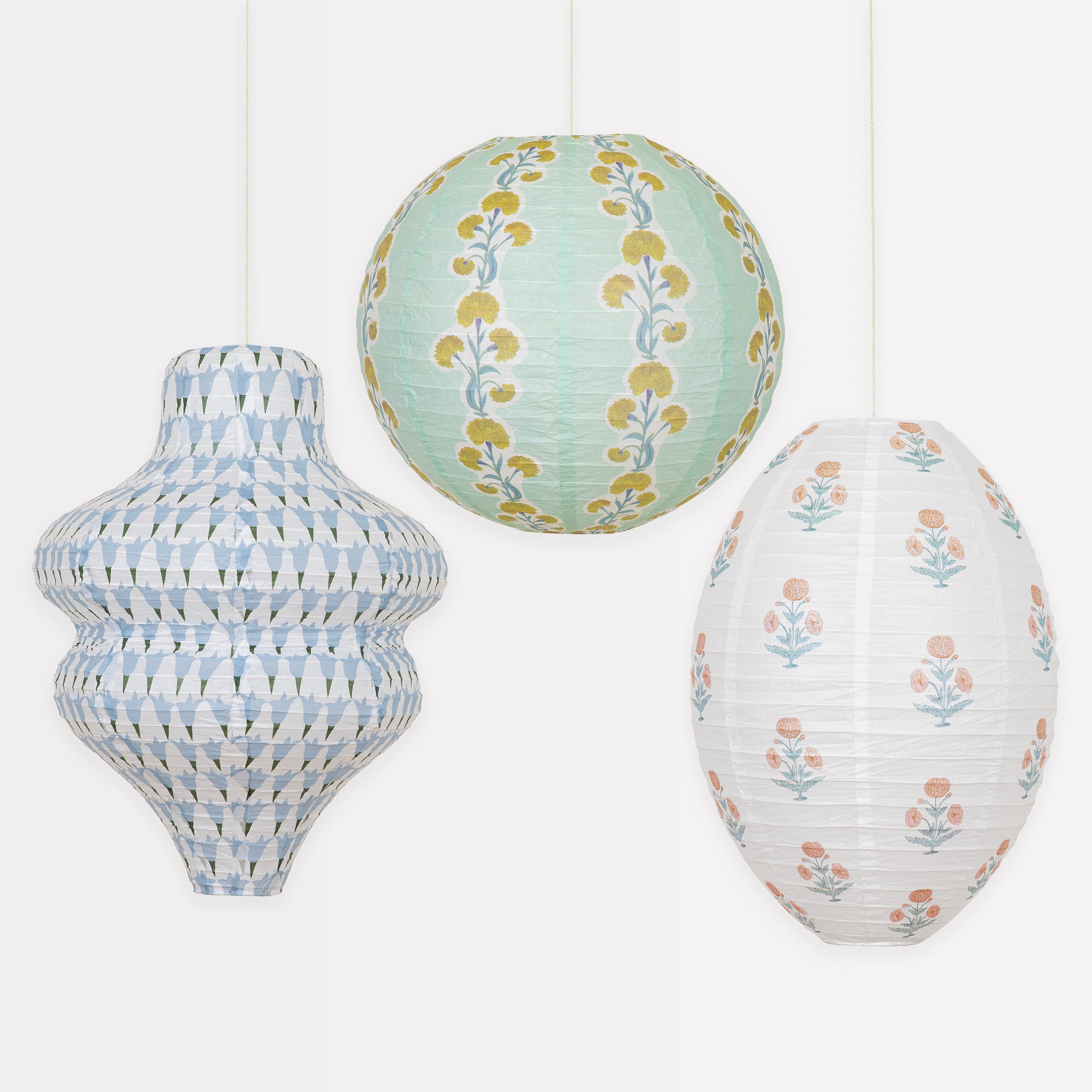 Our fabric lanterns are reusable lanterns and make great hanging decorations.