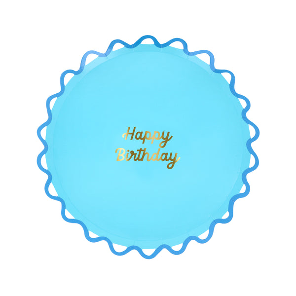 Our side plates are ideal as birthday party plates, featuring bright colors and a Happy Birthday message in shiny gold foil. Image7
