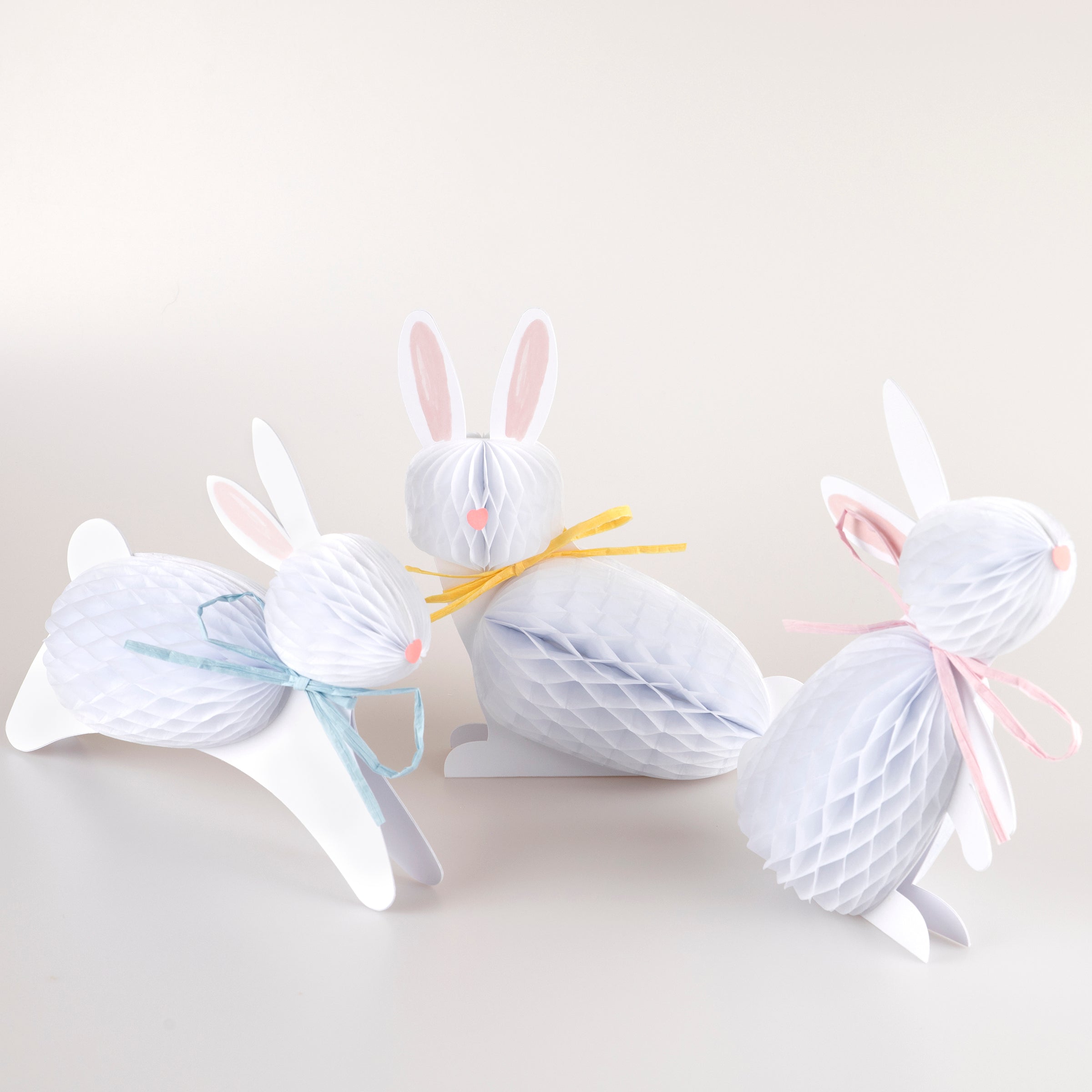 Easter Bunny Honeycomb Decorations New In
