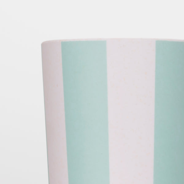 Our party cups have on trend stripes and are made from a bamboo mix so are reusable for party after party. Image3