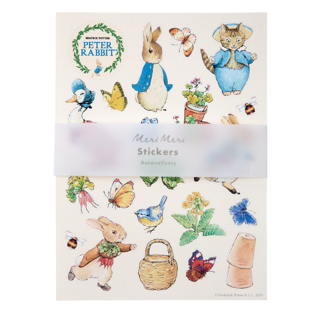Peter Rabbit Characters Sticker Sheets – Meri Meri