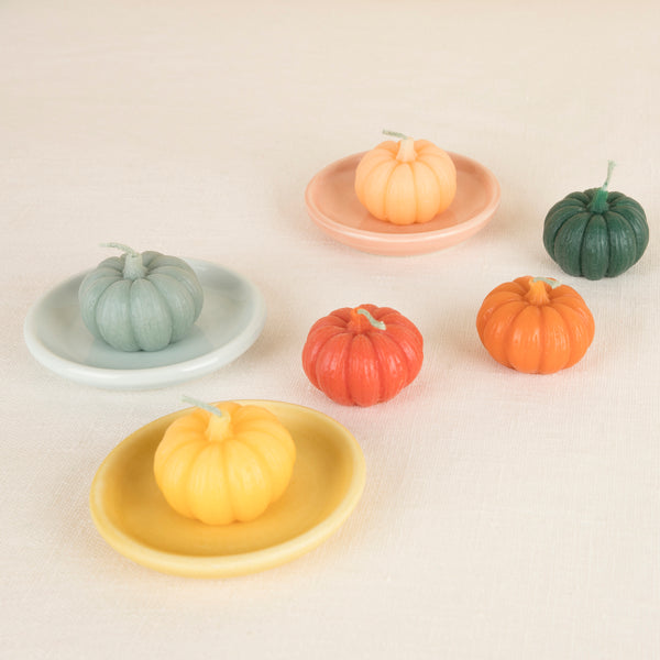 Our pumpkin candles are the perfect Thanksgiving table decorations or for as fall candles.