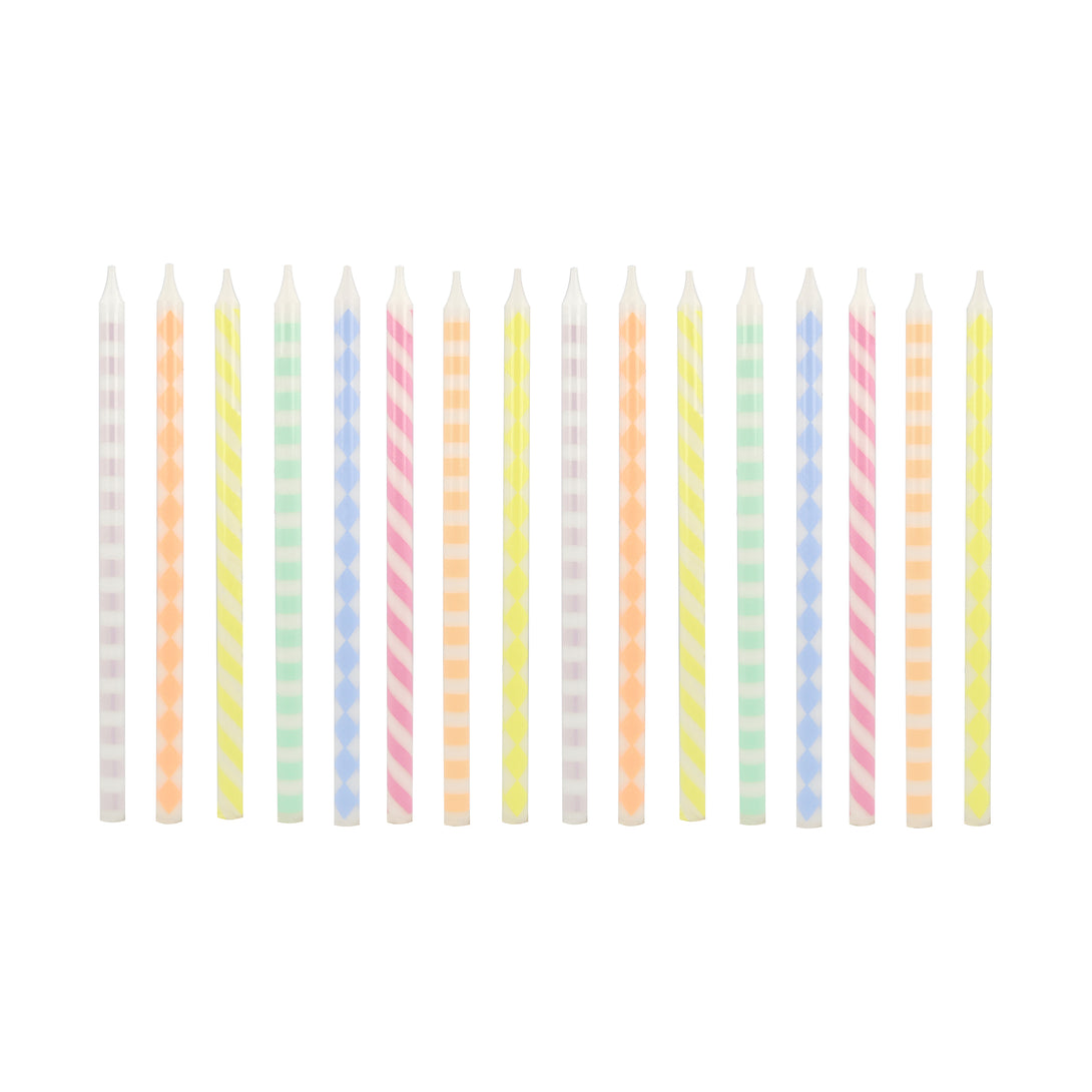 Make your birthday cake look pastel perfect with our pastel candles, instant birthday cake decorations.