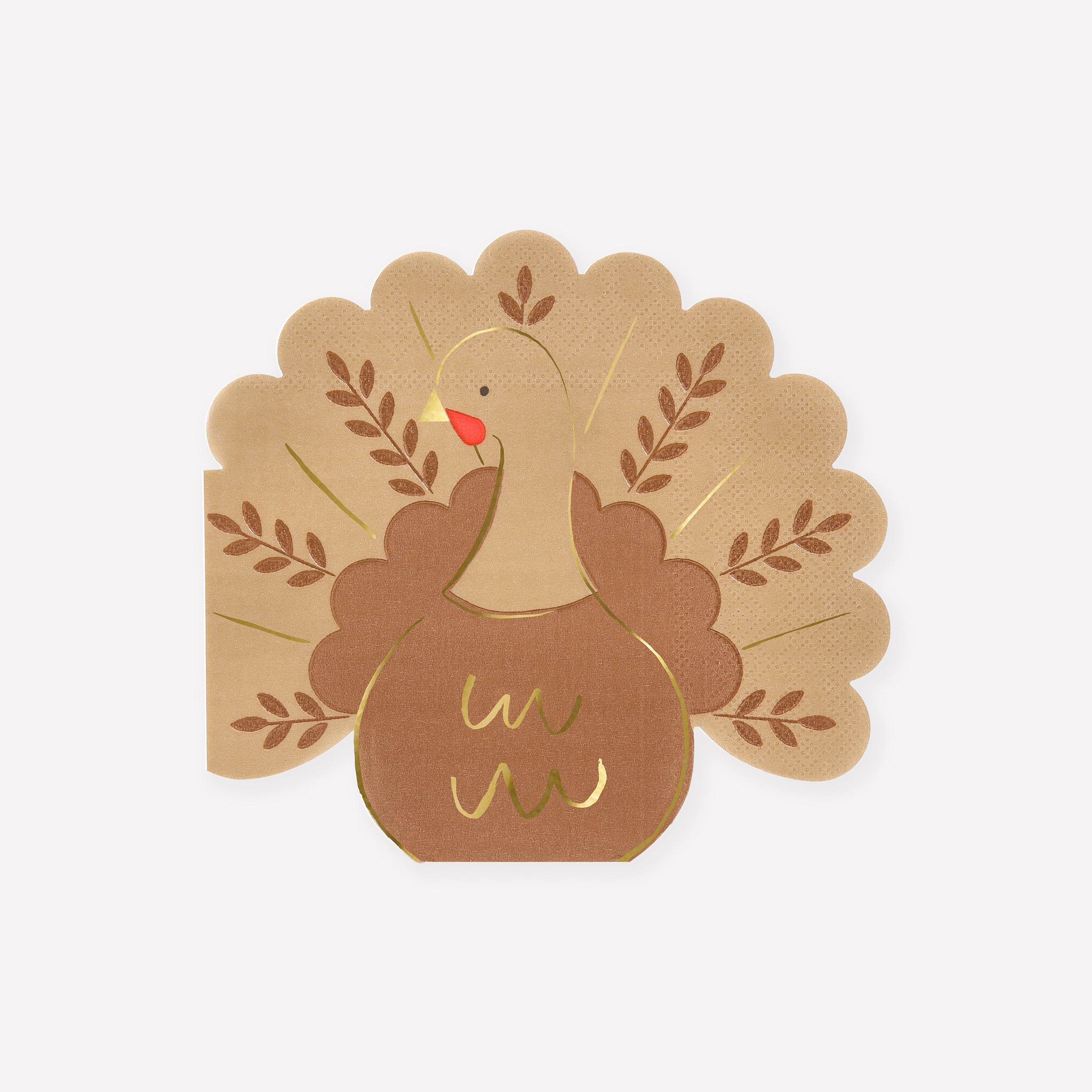 Folk Turkey Napkins - Thumbnail 2