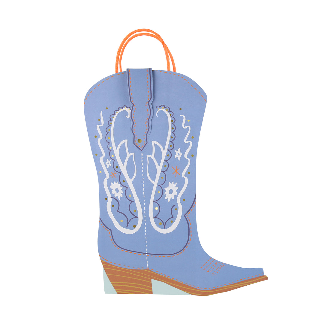 Our western boot party bags are perfect for a western party, fun and colorful with room to pack with party bag gifts.