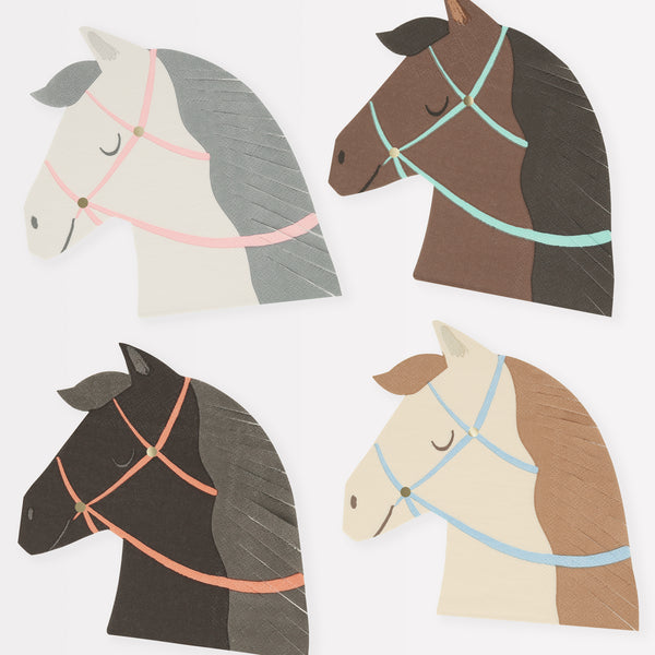 Make your horse party look amazing with out horse napkins.