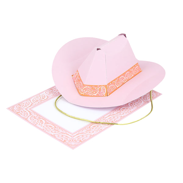 Our western birthday card is also a western hat, the perfect way to send howdy happy birthday greetings.