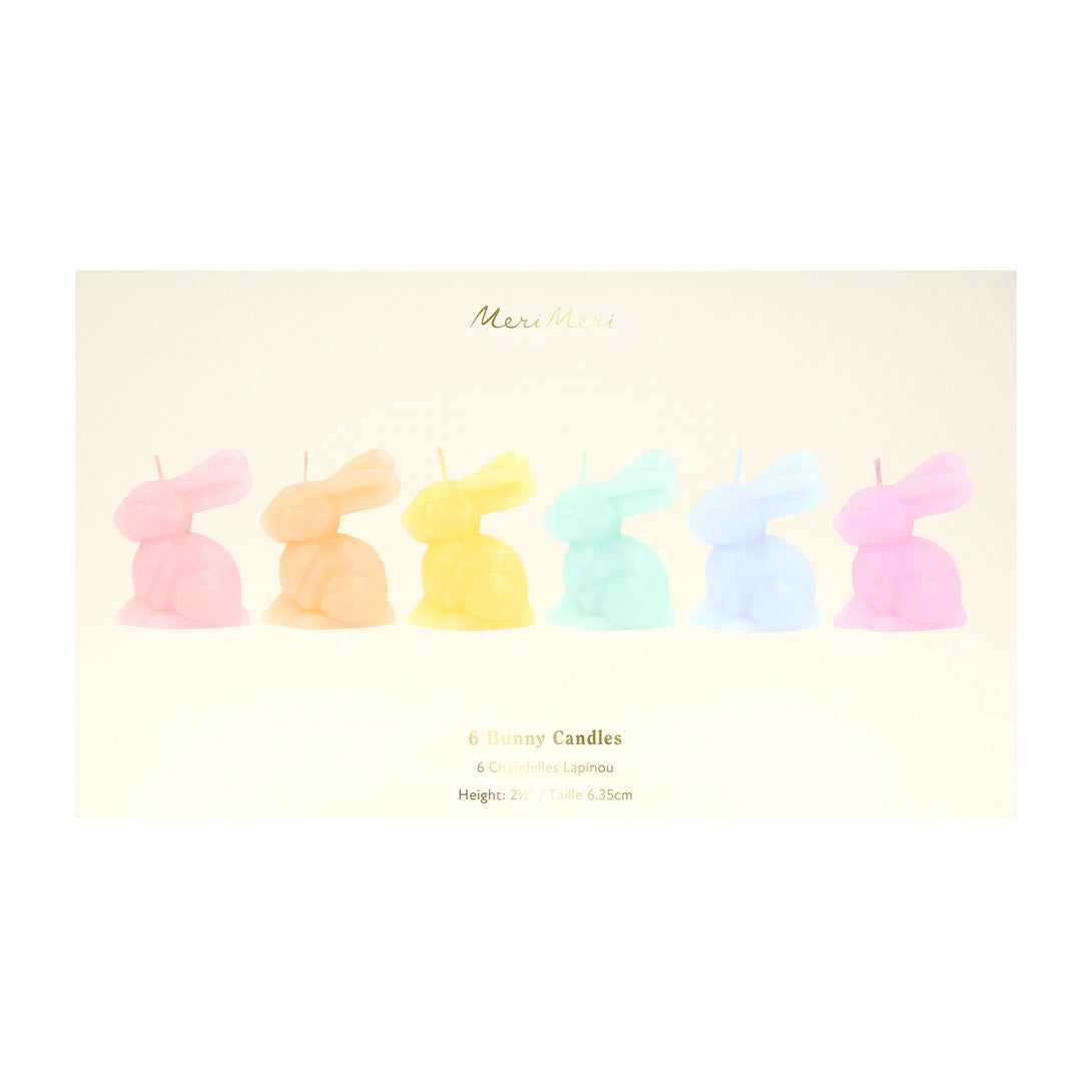 Our Easter candles make great Easter decorations, crafted in the shape of cute bunnies in pastel shades with colored wicks.