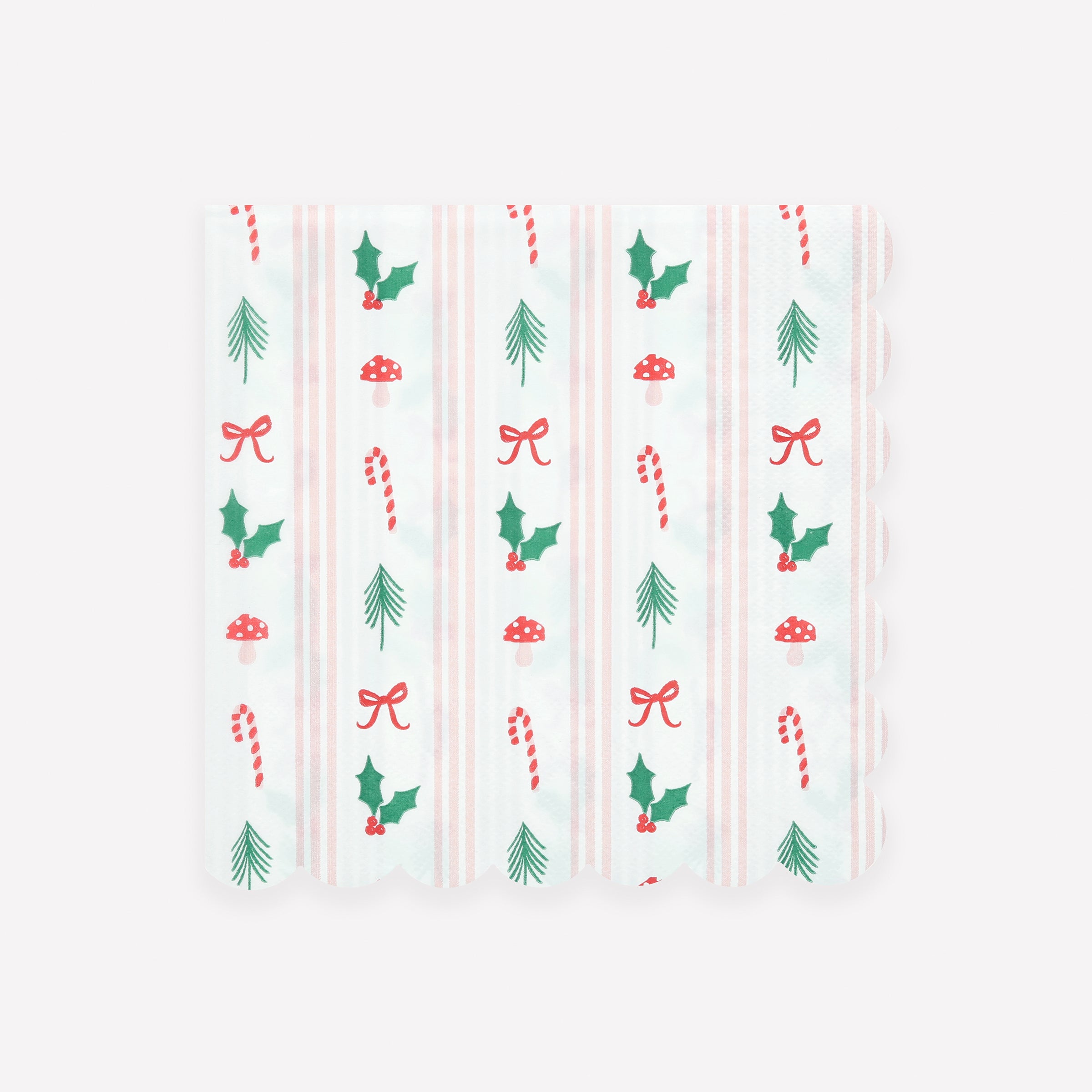 Meri Meri Paper Napkins Festive Icon Stripes Large