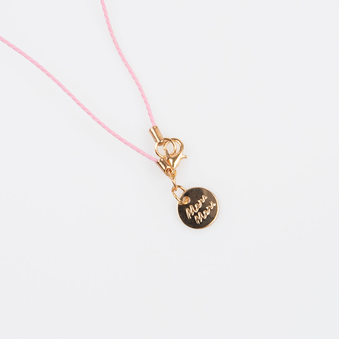 Our special enamel charm Valentine's necklace, in pink and red, is a fabulous Valentine's gift.