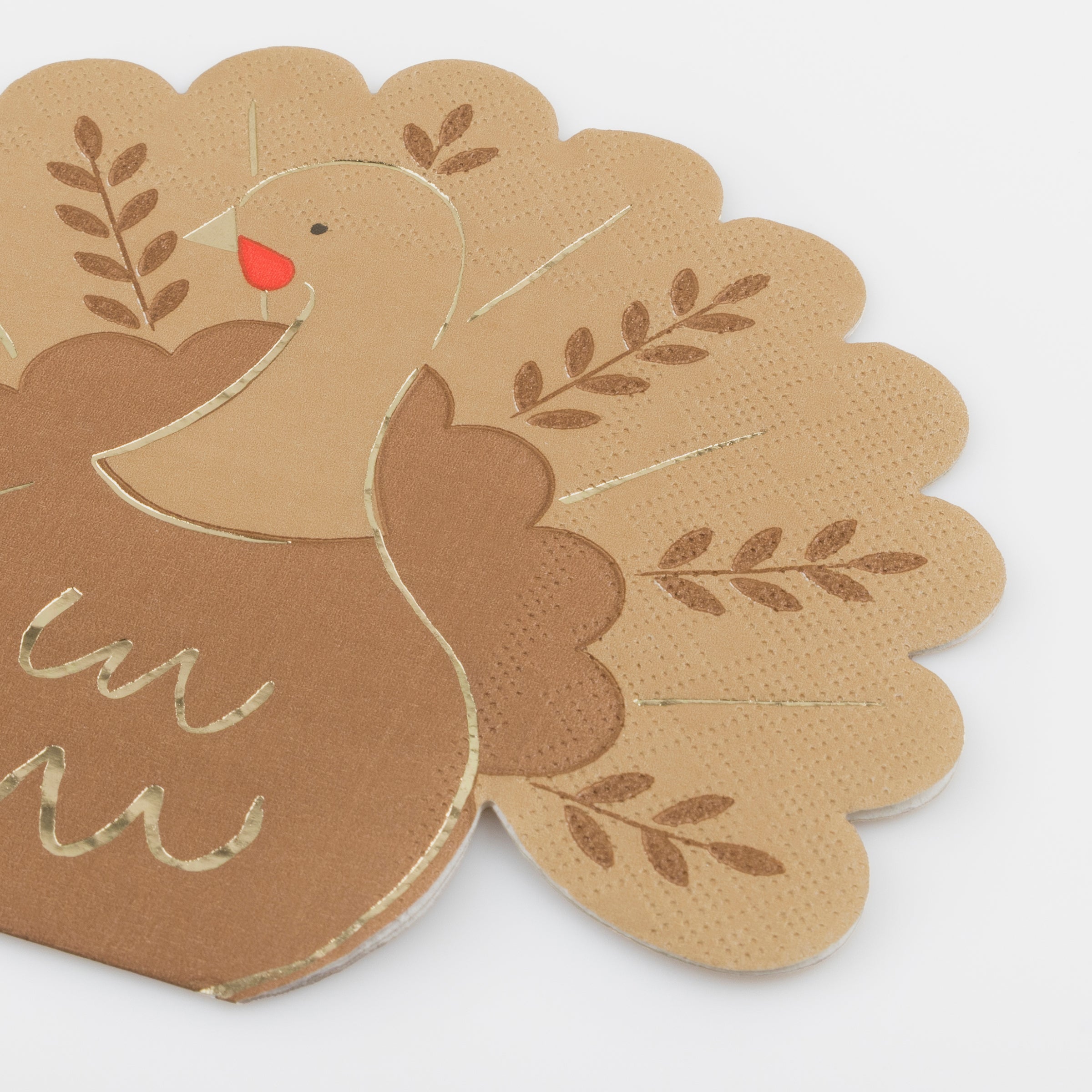 Folk Turkey Napkins - Thumbnail 3