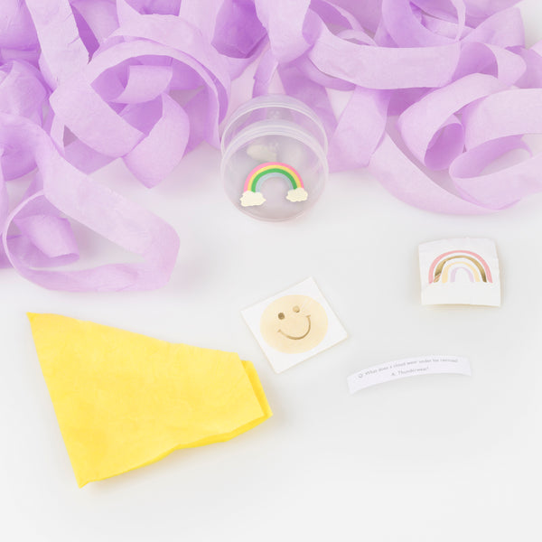 Our surprise balls make excellent party bag gifts for your guests, and include stickers, jokes, party hats and erasers. Image3