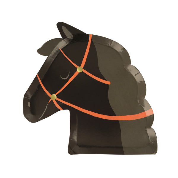 Our party plates, in the shape of horse heads, are perfect for a horse  birthday party. Image3