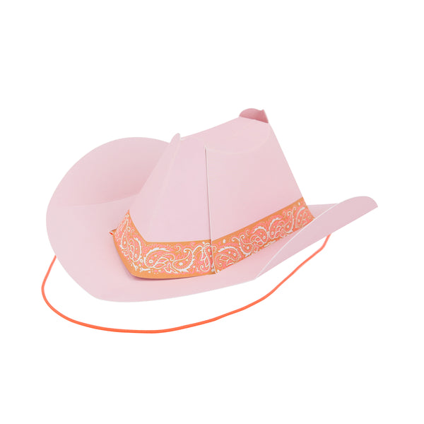 Our mini party hats are made in the shape of Western hats, crafted from paper in 8 fabulous colors. Image4