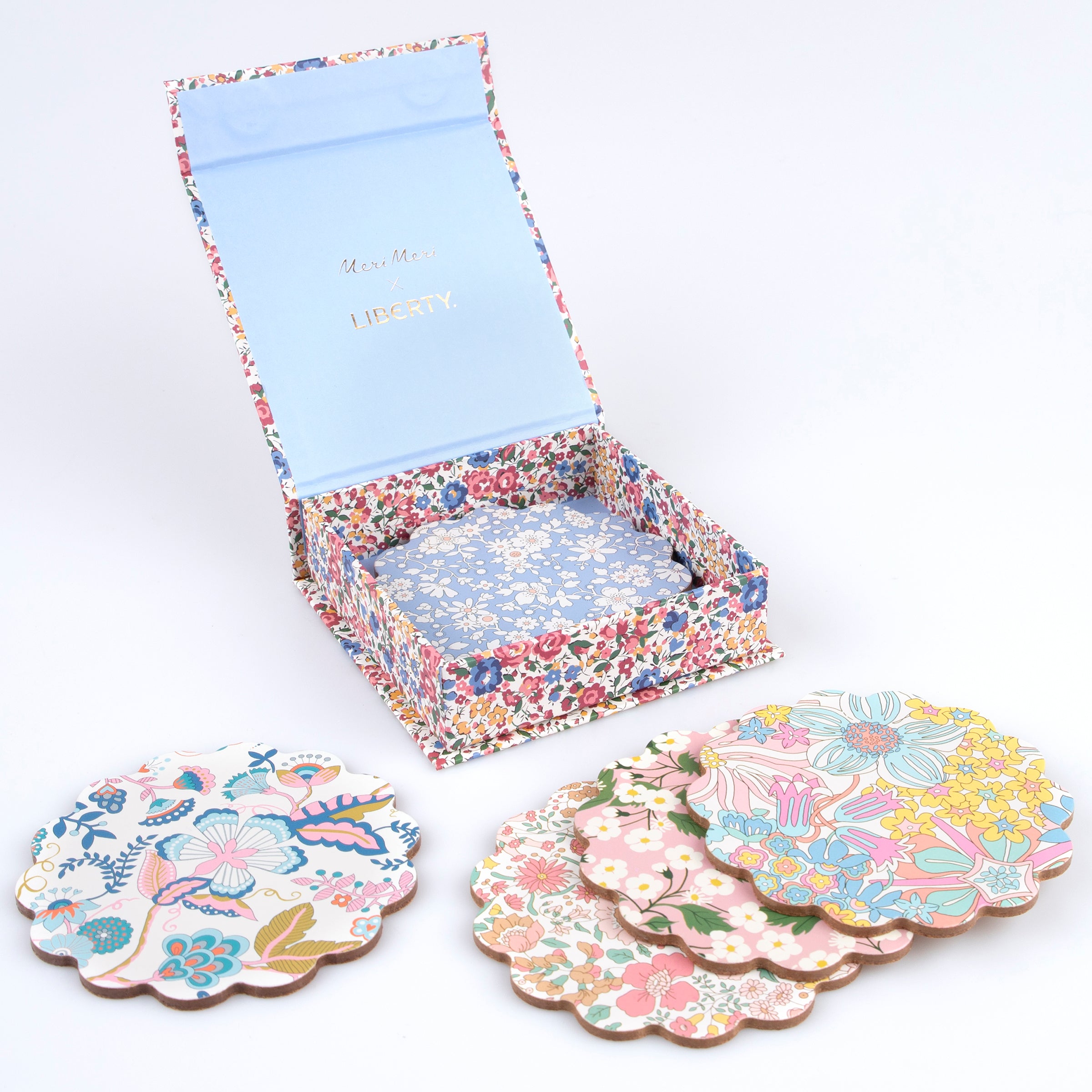 Meri Meri x Liberty Mixed Set Coasters - Thumbnail 2