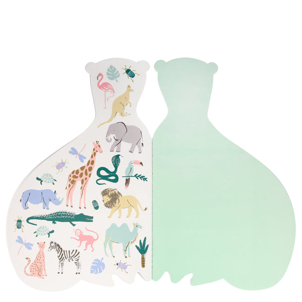 Our cheetah art book contains stickers and sketch pages, ideal to pop into safari party bags. Image5