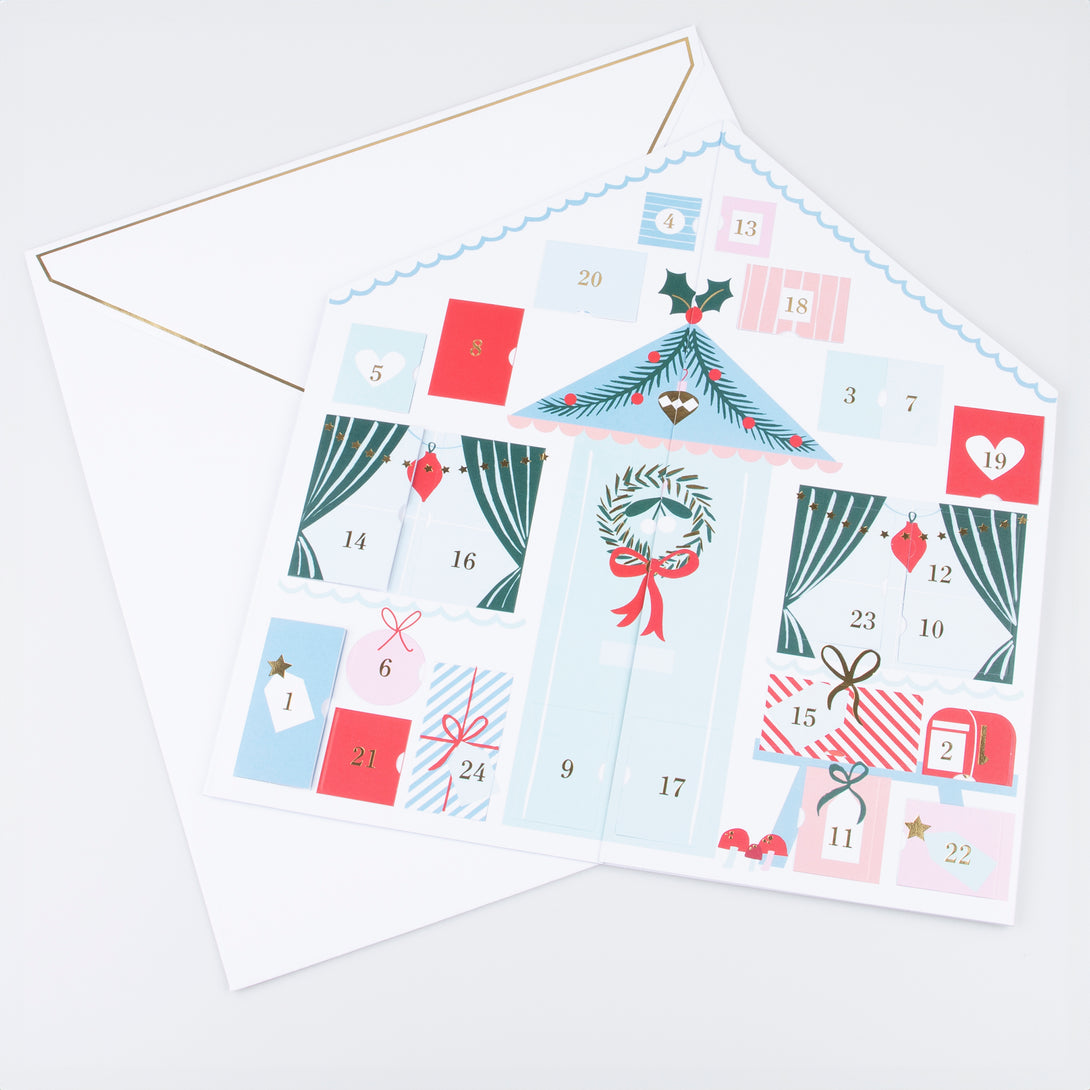 Our sticker advent calendar, with stickers to decorate Santa's cabin, is the perfect festive playful activity for kids.