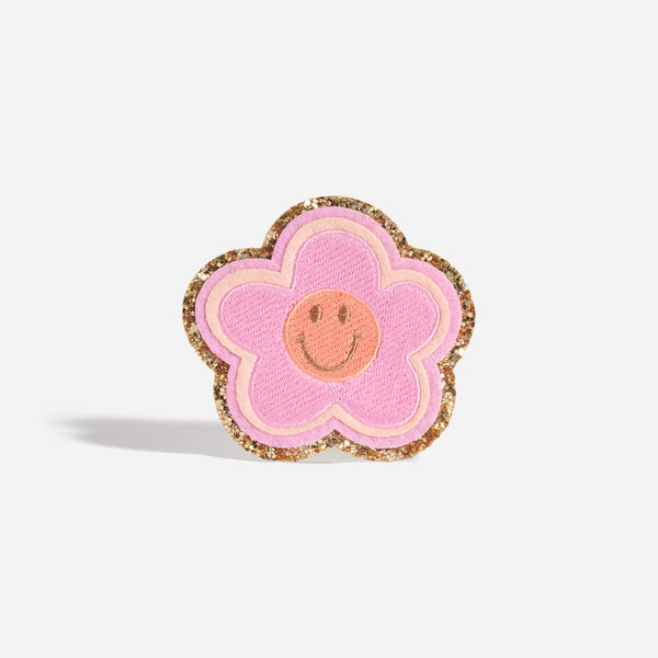 This flower patch is sweet, sparkly and fun – just peel, stick and go. Image1