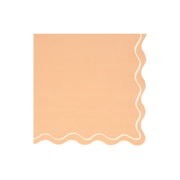 Our paper napkins have gorgeous colors, a scalloped edge and a wavy line design, the perfect party napkins. Image9