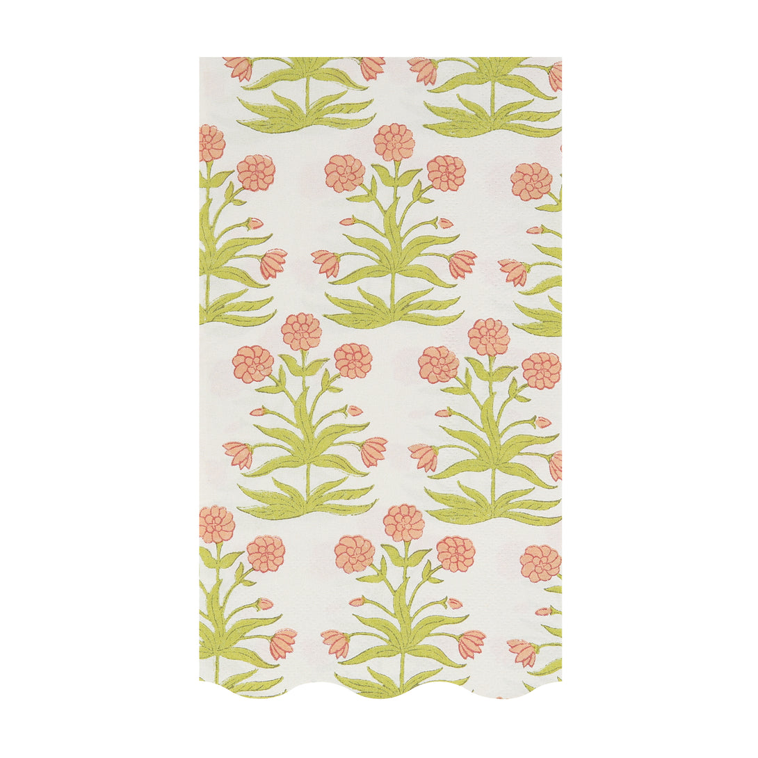 Our paper guest towels, with floral Molly Mahon patterns, are ideal for table layering at summery parties or to place in guest bathrooms.