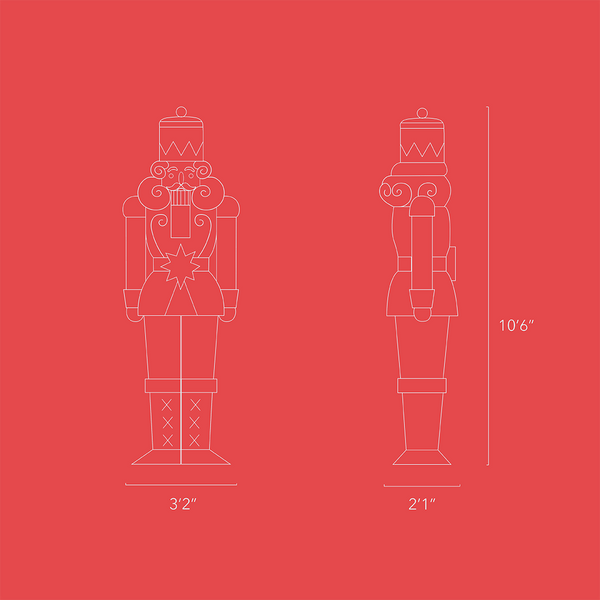 Nutcracker Giant Outdoor Inflatable Decoration