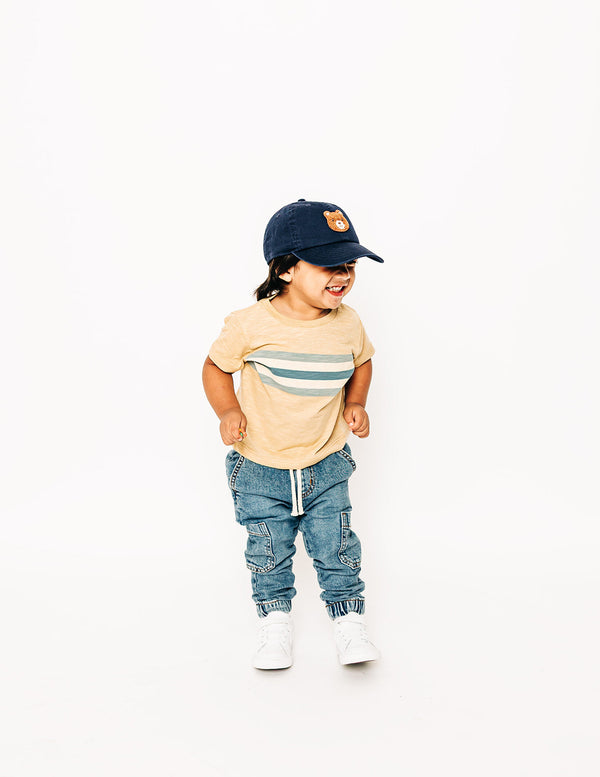 Navy Teddy Bear Hat