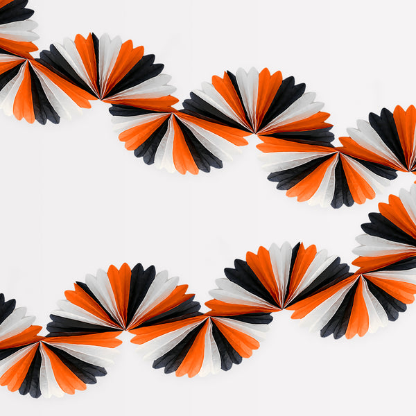 Our special party garland is perfect to add to your Halloween party supplies.