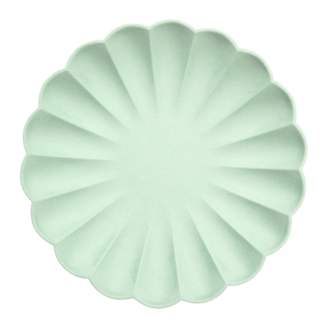 Large Mint Sorbet Compostable Plates
