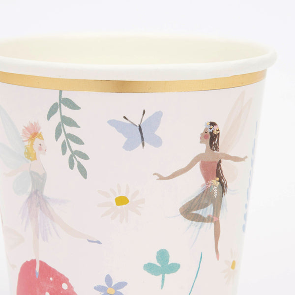 Our fairy cups are perfect for drinks at a fairy party or princess party. Image2