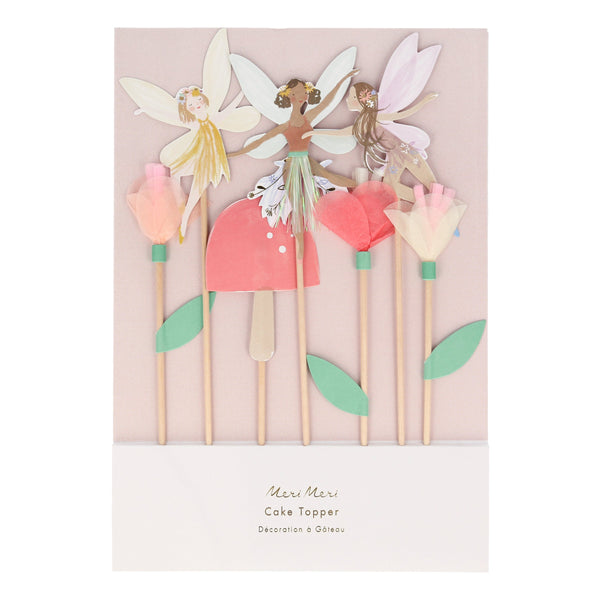 Our fairy birthday party collection includes a beautiful fairy party decoration and fairy themed tableware. Image1