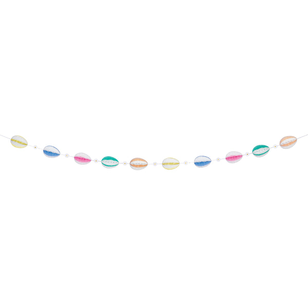 For a decorative Easter go no further than our honeycomb garland with striped Easter eggs and daisy decorations. Image5