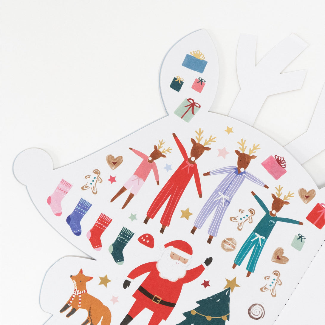 Our sticker book, in the shape of a reindeer, is a fabulous gift for creative kids.