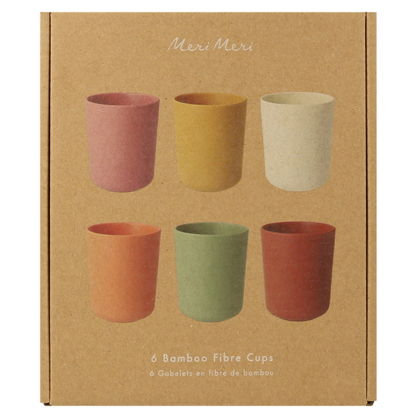 These melamine cups, with bamboo, are the perfect kids cups. Image1