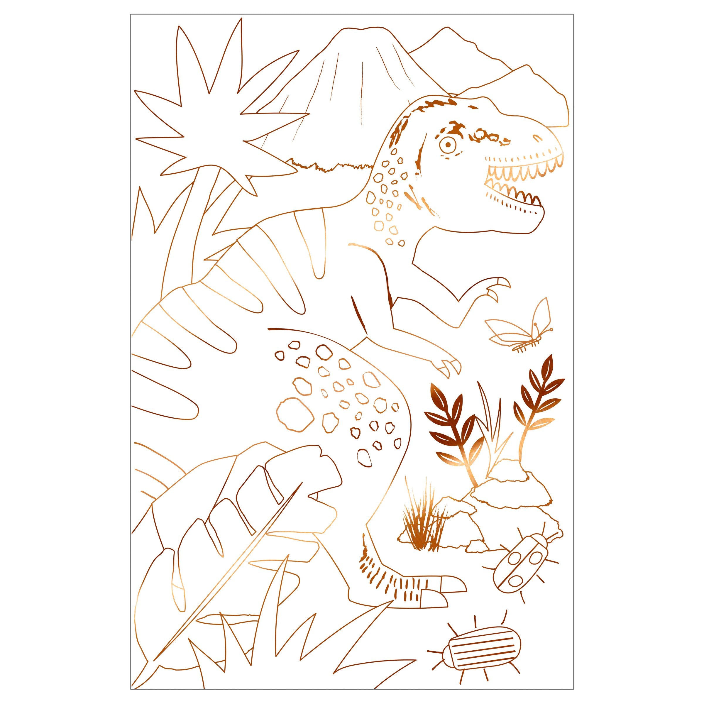 Kids who love dinosaur craft activities will adore our coloring posters, with dinosaur designs, for hours of fun.