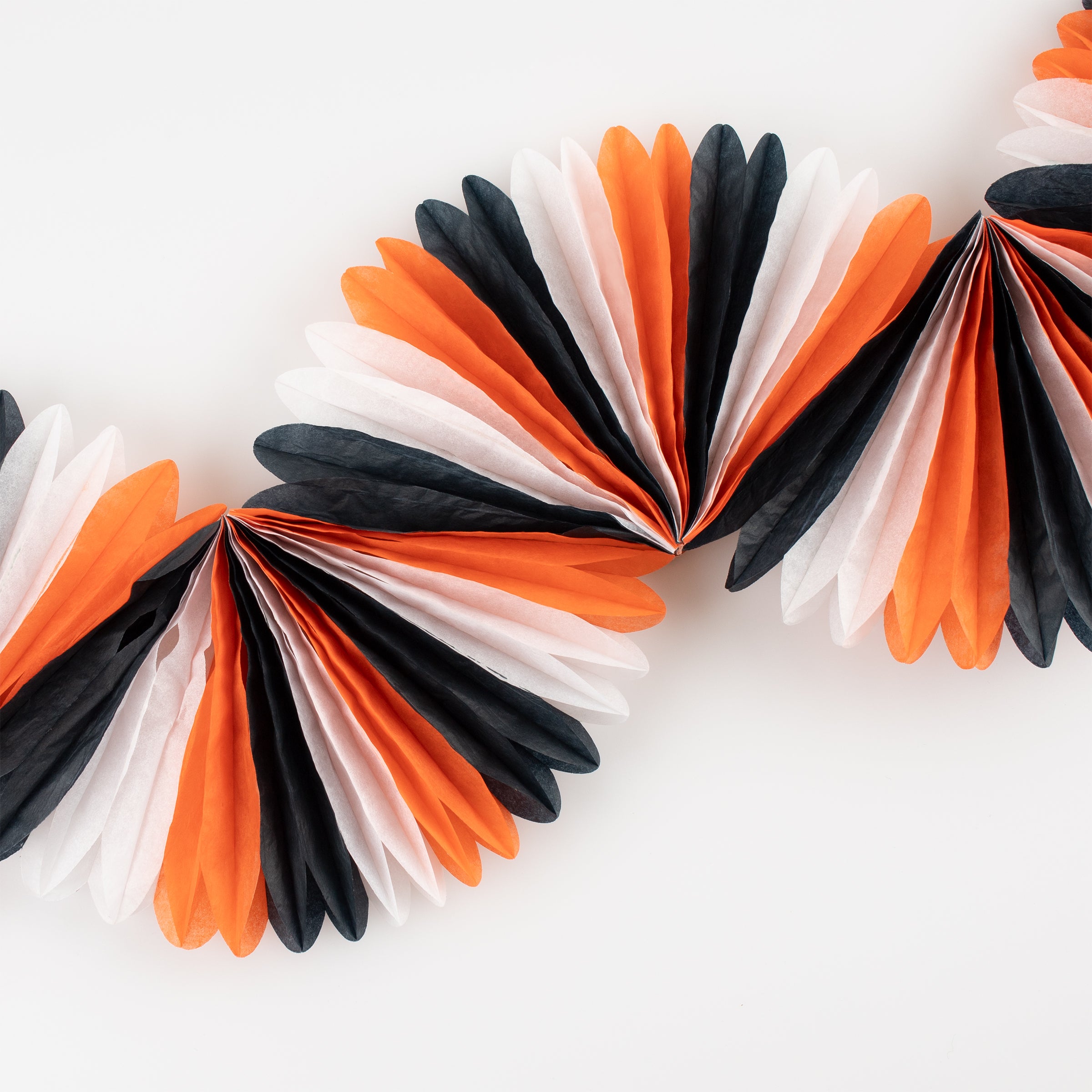 Our special party garland is perfect to add to your Halloween party supplies.
