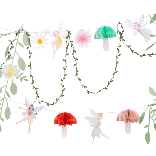 Our fairy birthday party collection includes a beautiful fairy party decoration and fairy themed tableware. Image2