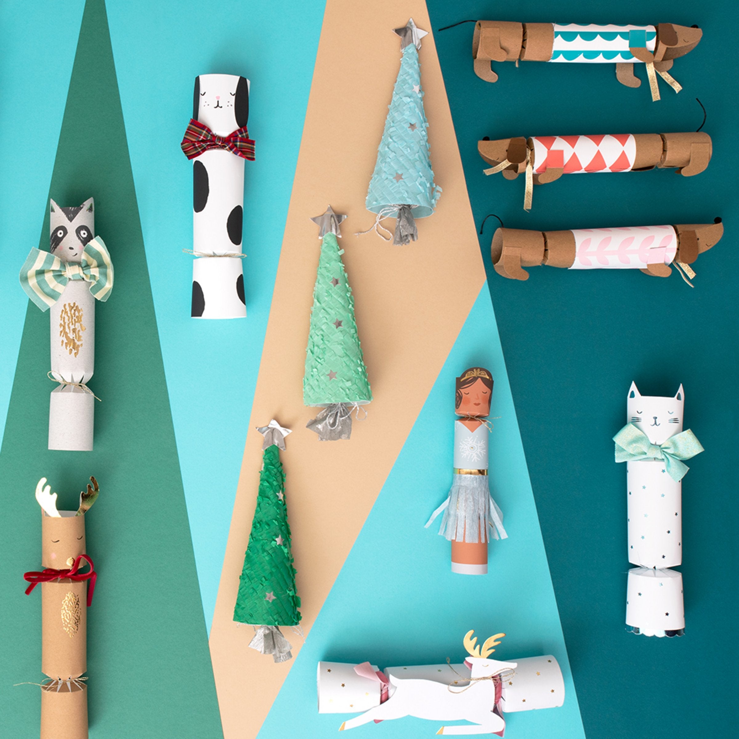 Our dog crackers make the the perfect kids' Christmas crackers.