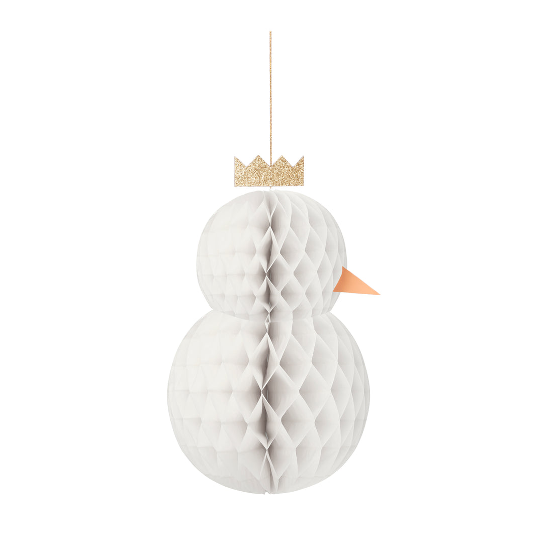 This set includes a reindeer decoration, snowman decoration, a Christmas tree and bauble.