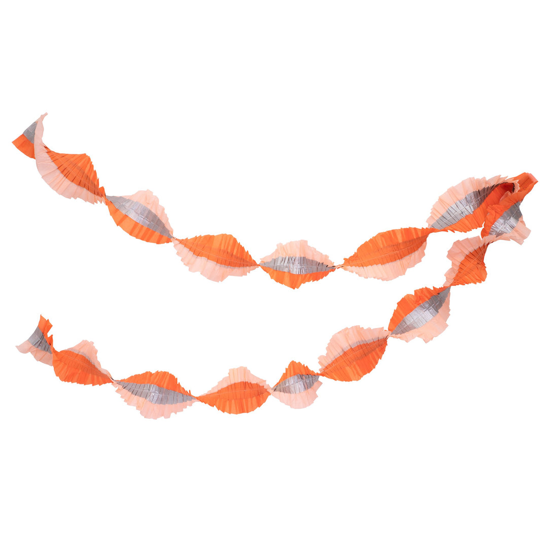 Our pastel party streamers are a stylish way to add color to your Halloween party decorations.