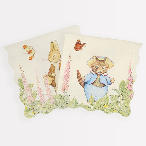 These gorgeous napkins are perfect for a Peter Rabbit party or as Easter napkins. Image3