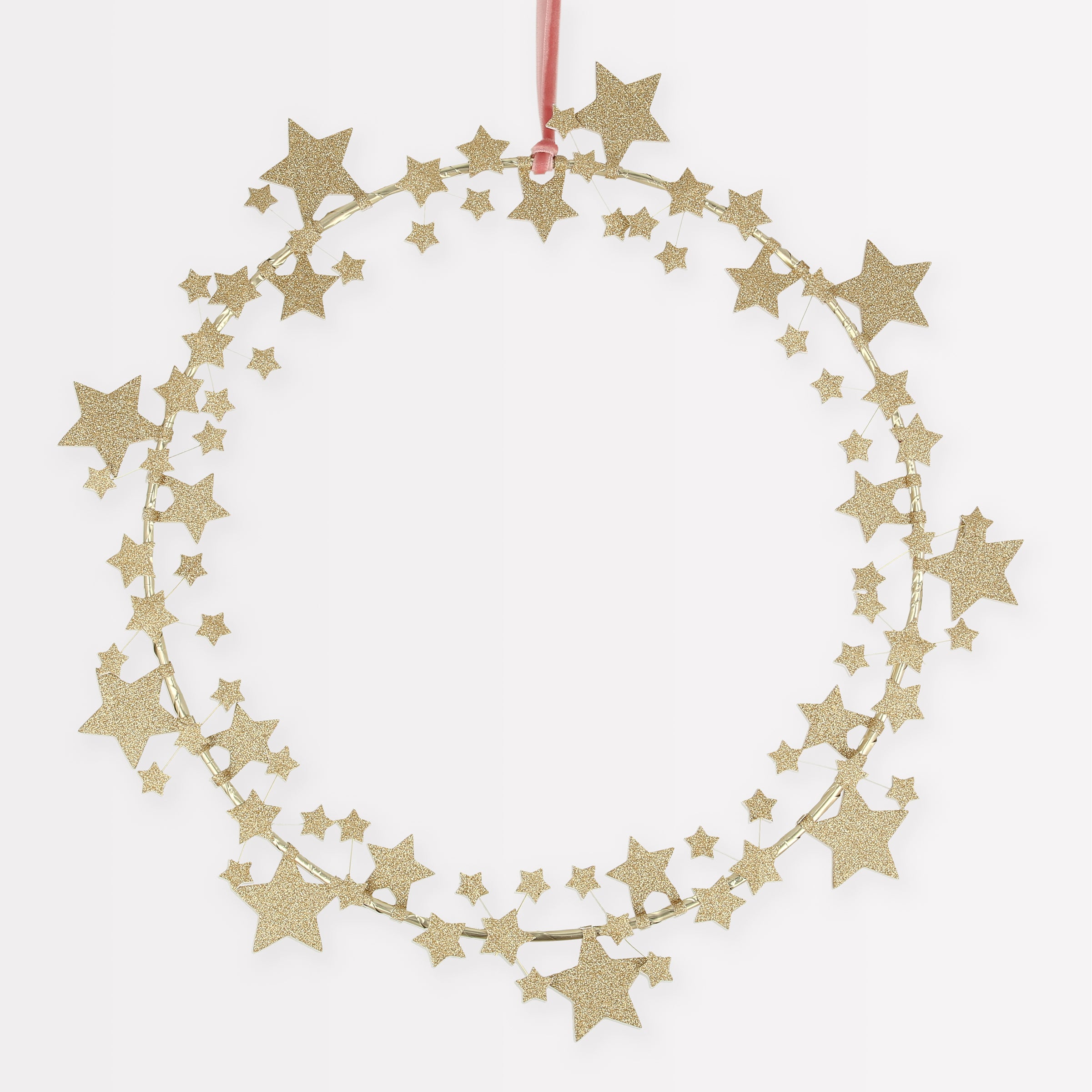 Our paper wreath is the perfect Christmas star decoration.