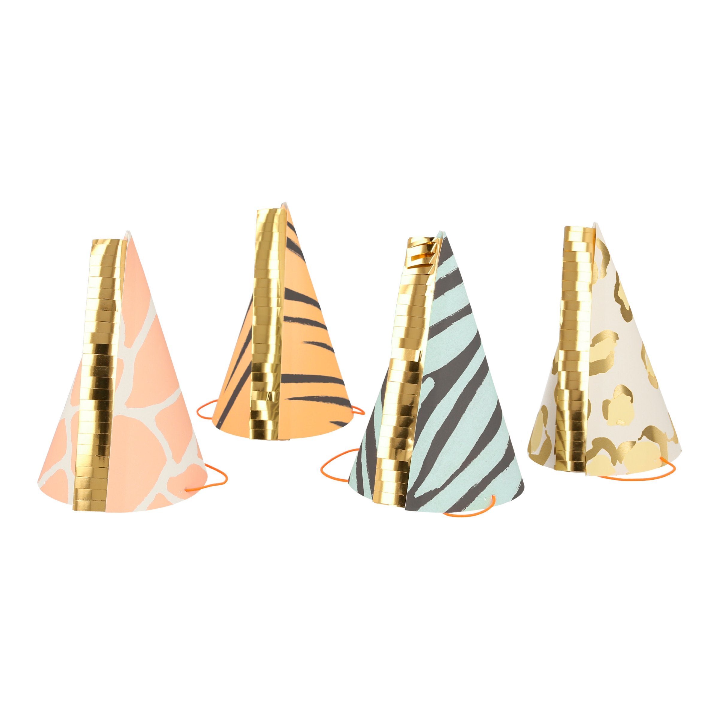 Safari Theme Party Hats – Meri Meri - Main Image